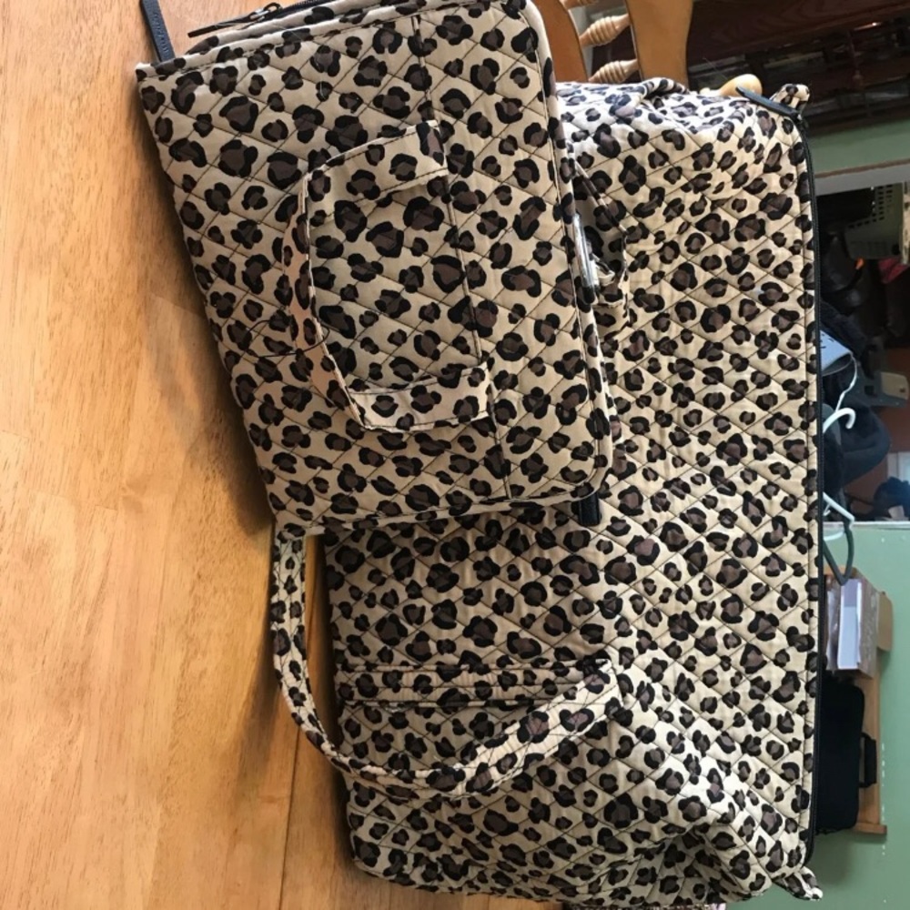 Vera Bradley Large Cheetah Duffel Bag